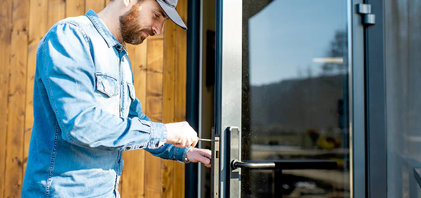 Frameless Glass Storefront Door Locks Replacement in Glendora, CA